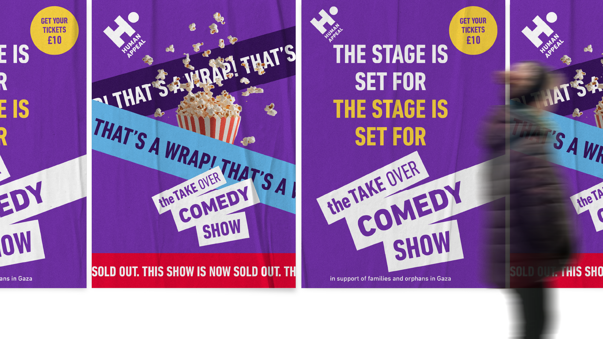 Comedy Show event poster campaign
